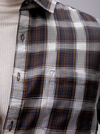 The Indian Garage Co Men Slim Fit Checked Casual Shirt