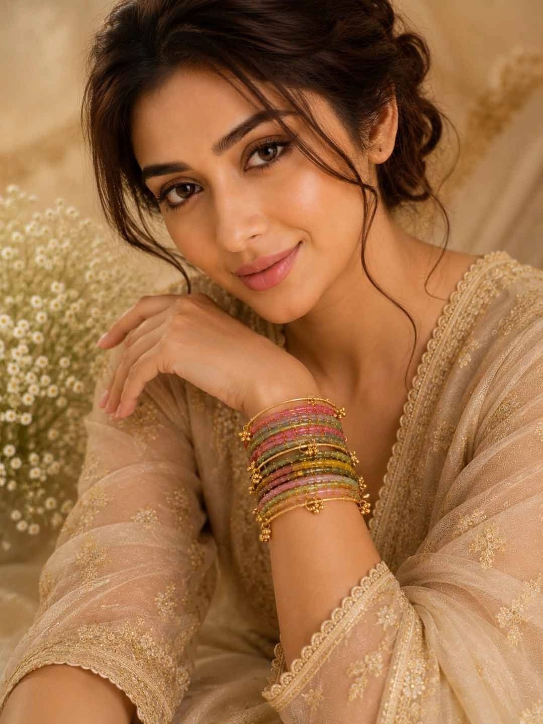 PANASH Gold-Plated Bangle