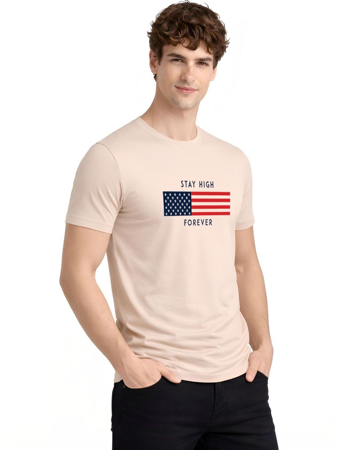 ADRO Men Printed T-shirt