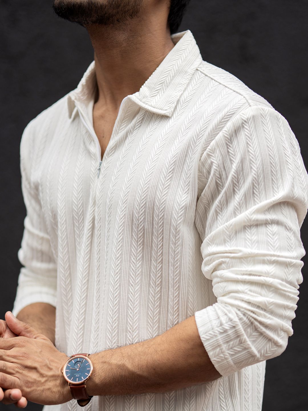 Powerlook Men Polo Collar T-shirt