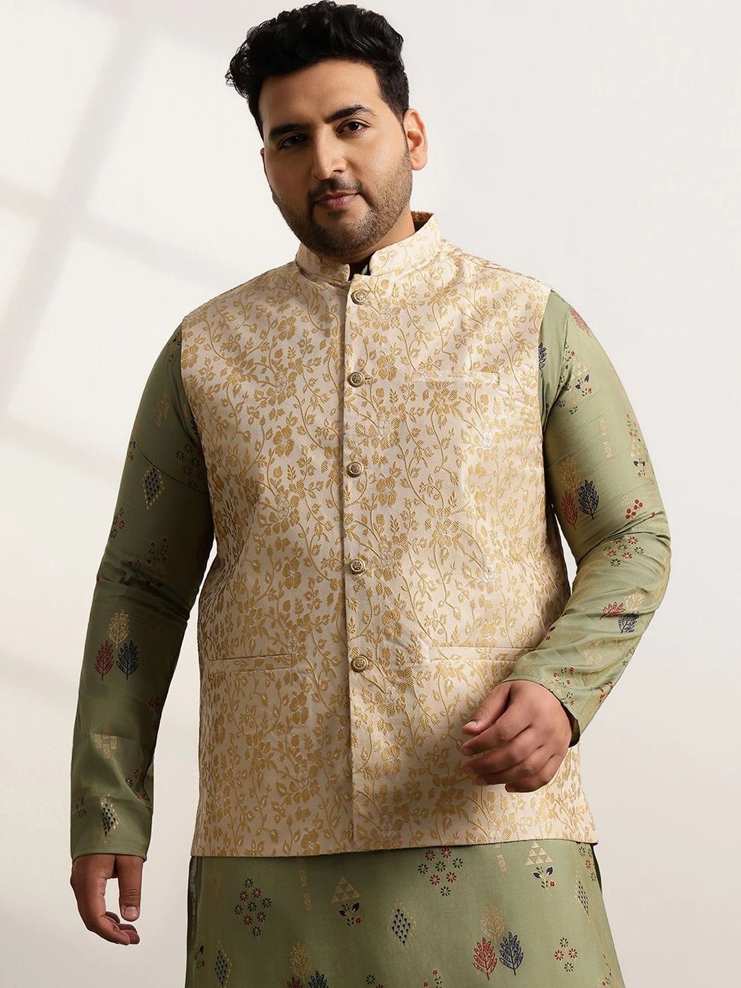 Jaket Nehru Brocade Rekaan Tenun SOJANYA PLUS