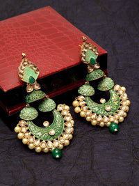 Anting-anting Drop Kontemporari Anouk Saduran Emas
