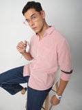 VASTRADO Men Classic Cutaway Collar Multi Striped Cotton Slim Fit Casual Shirt