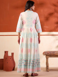 Mamicha Floral Print Maxi Dress