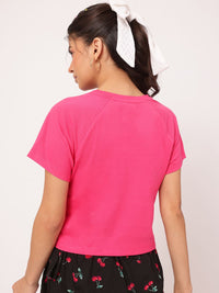 DressBerry Simply Stated Quirky Geometric Printed Relax Tee