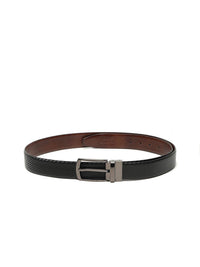 Teakwood Leathers Men Textured Leather Reversible Formal Belt