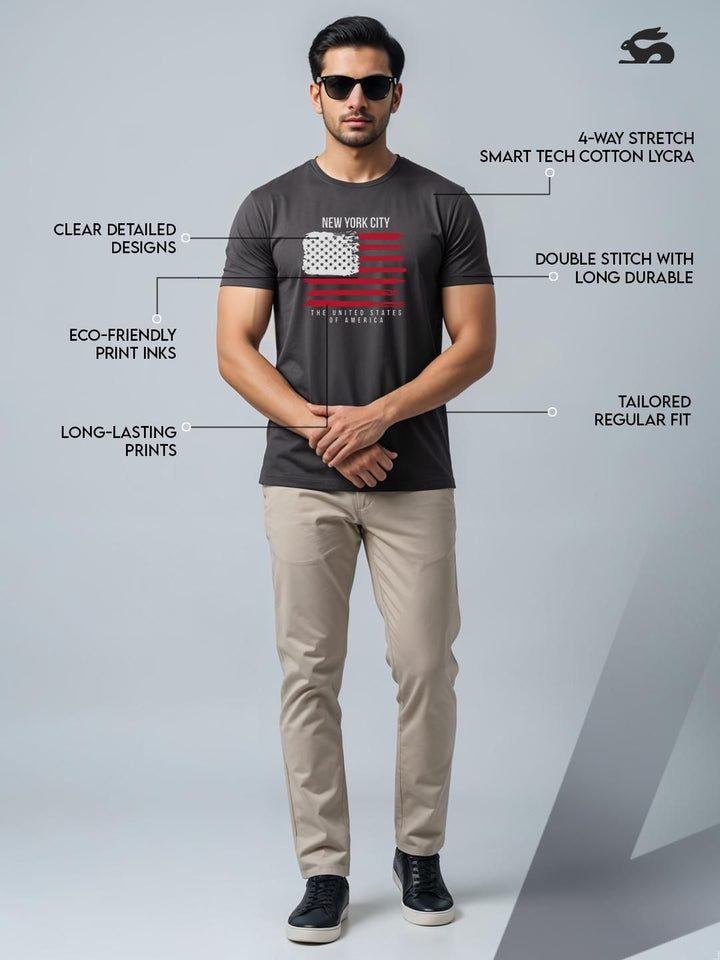 Tshirts Kelabu Lelaki ADRO