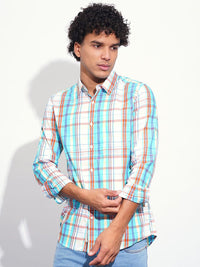 Being Human Men Classic Opaque Checked Casual Shirt