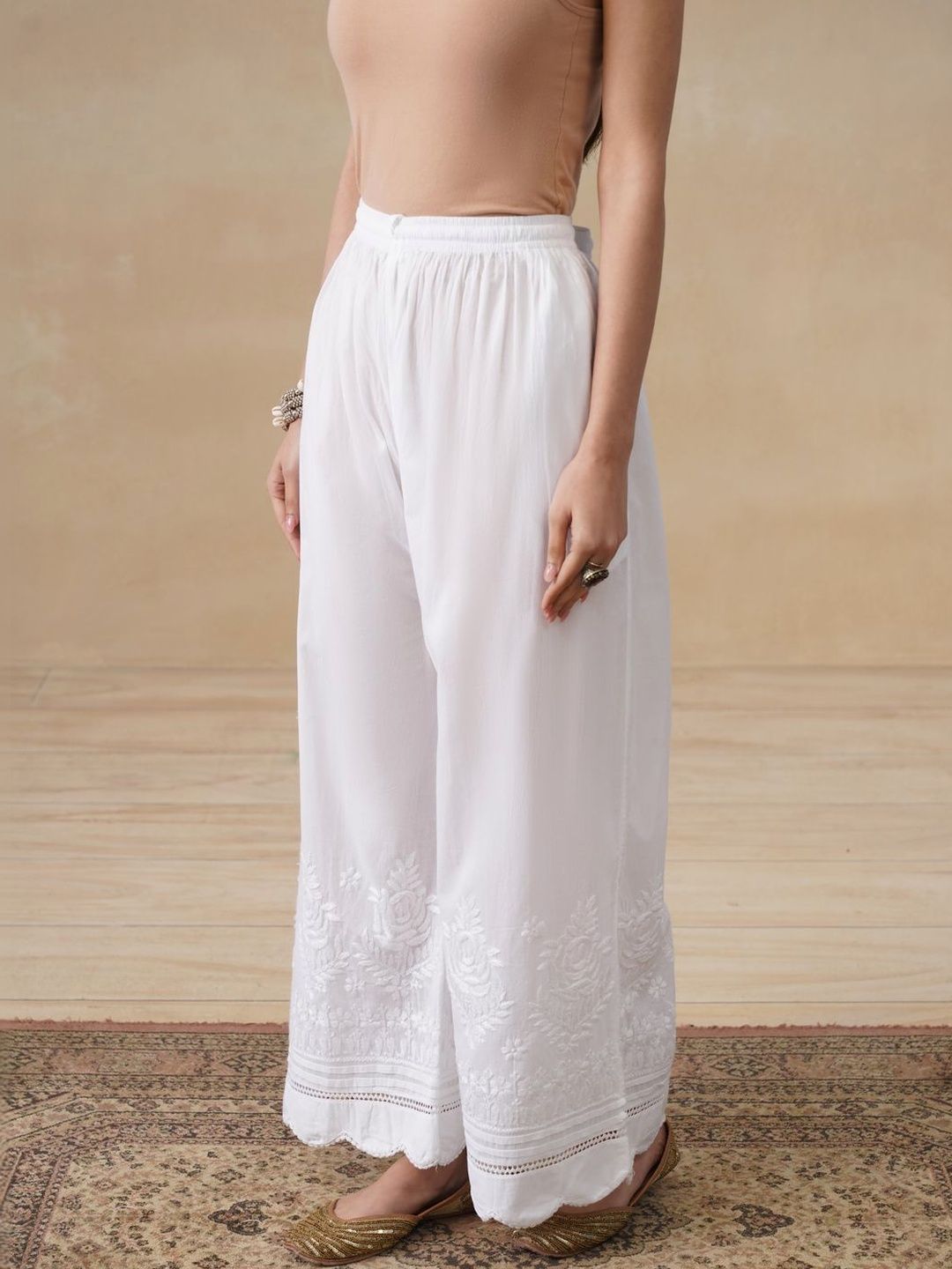 House of Chikankari Women Palazzos