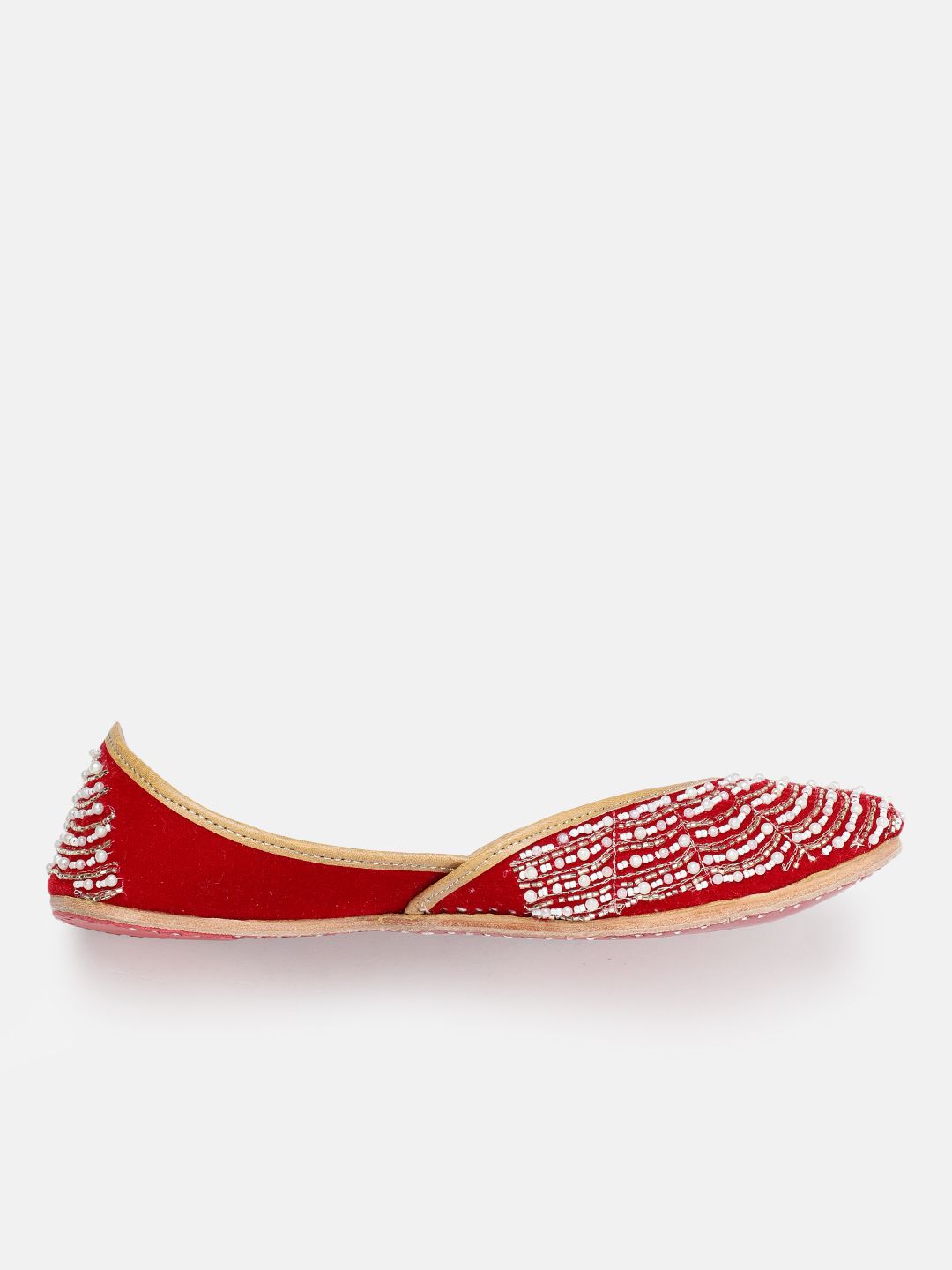 House of Pataudi Women Ethnic Embellished Mojaris