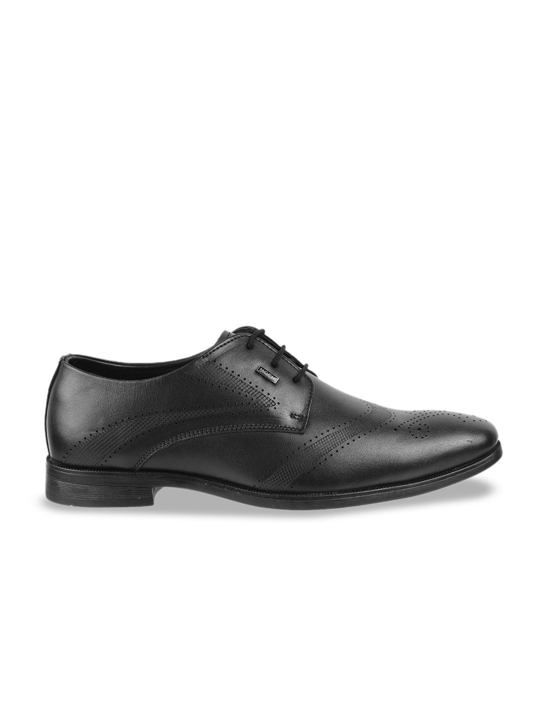 Metro Men Textured Lace-Ups Formal Brogues
