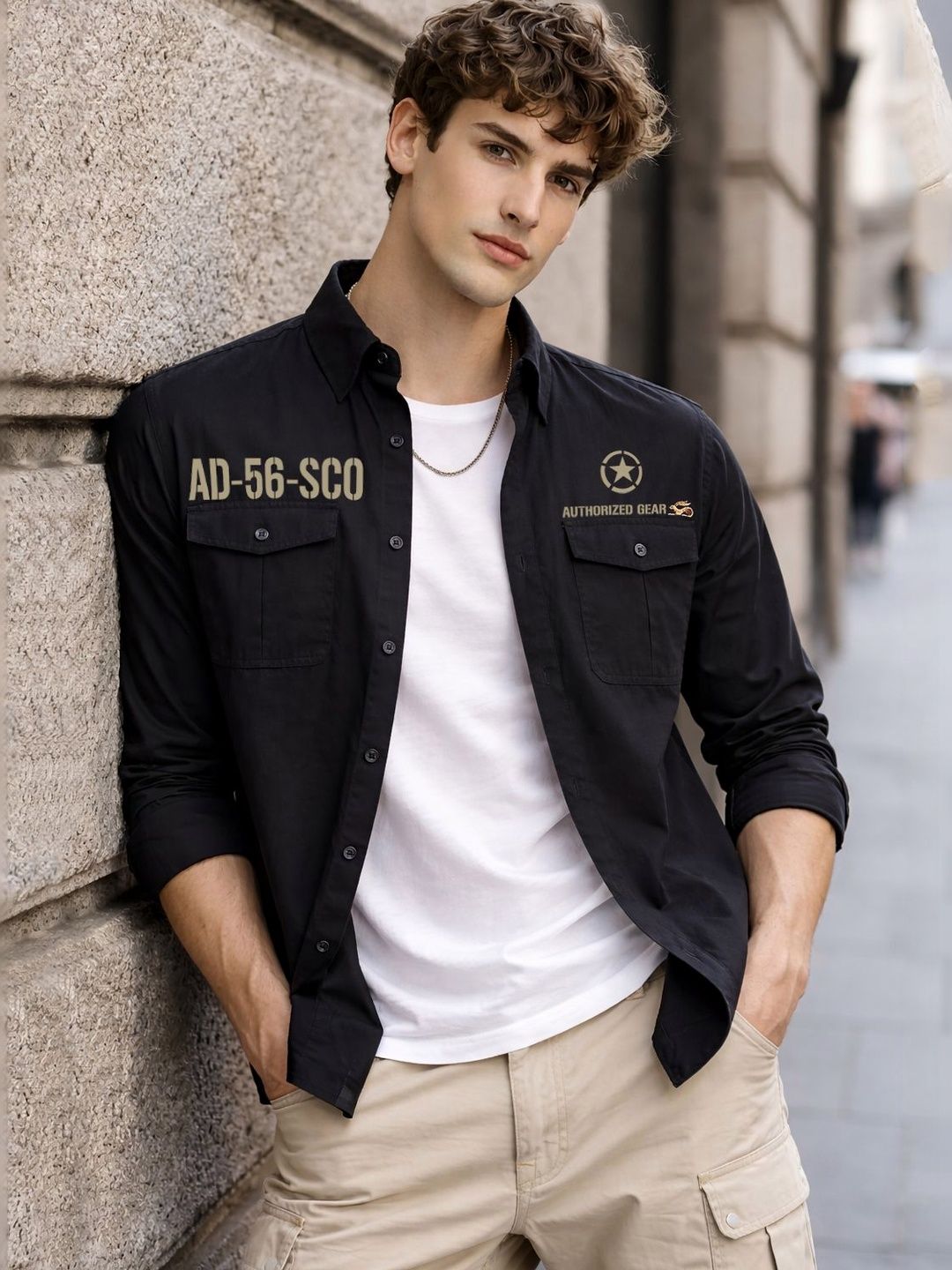 ADRO Men Standard Printed Casual Shirt