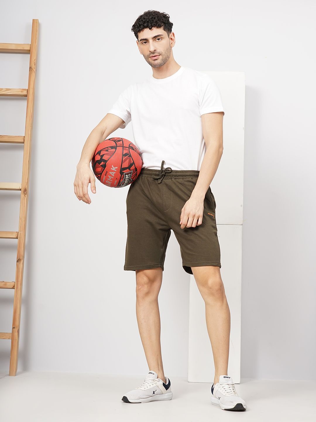 The Indian Garage Co Men Slim Fit Regular Shorts