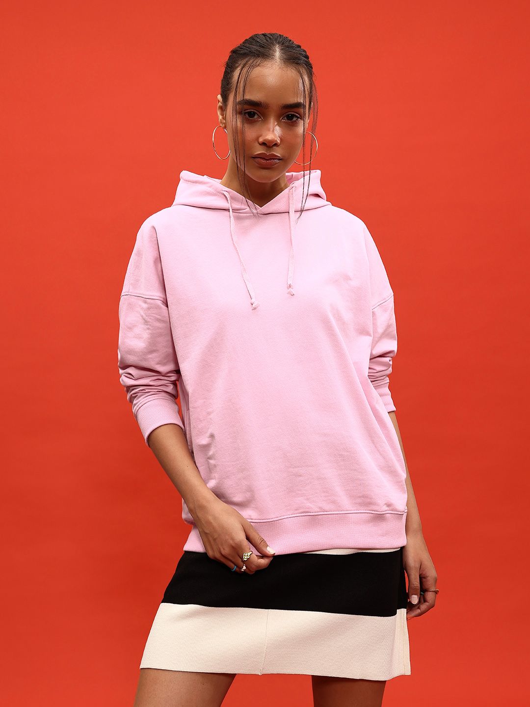 DressBerry Hooded Relaxed Sweatshirt