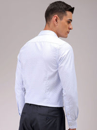 The Indian Garage Co. X Luxe Men Cutaway Collar Checked Slim Fit Formal Shirt