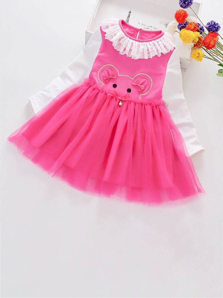 Gadis YK menyala Tulle Fit & Flare Dress