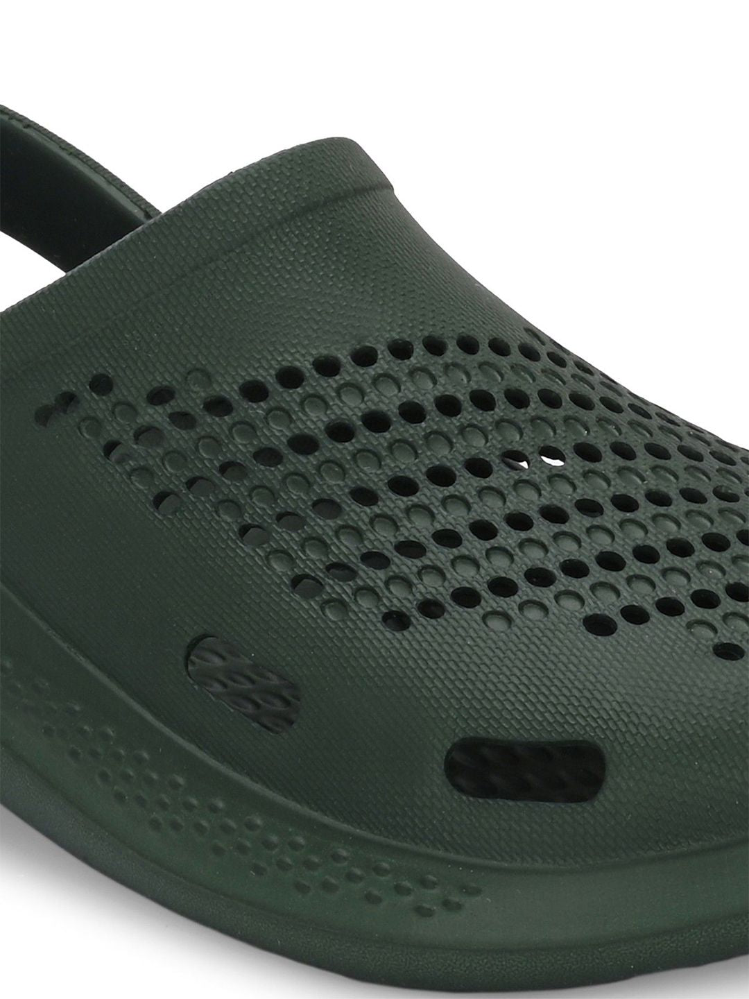 HRX by Hrithik Roshan Men Green Self Design Rubber Clogs