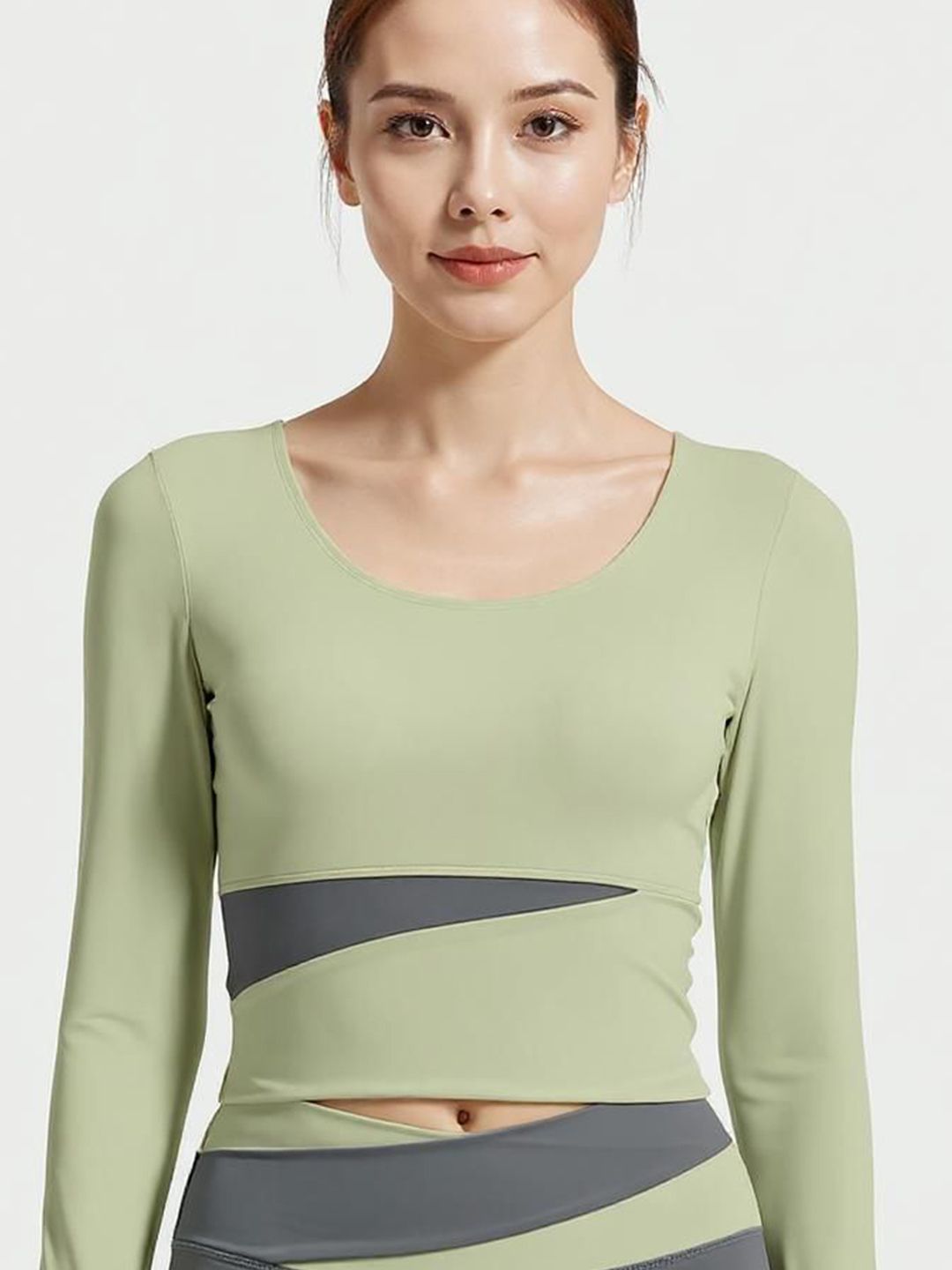 HRX oleh Hrithik Roshan Wanita SCOOP NECK TOP