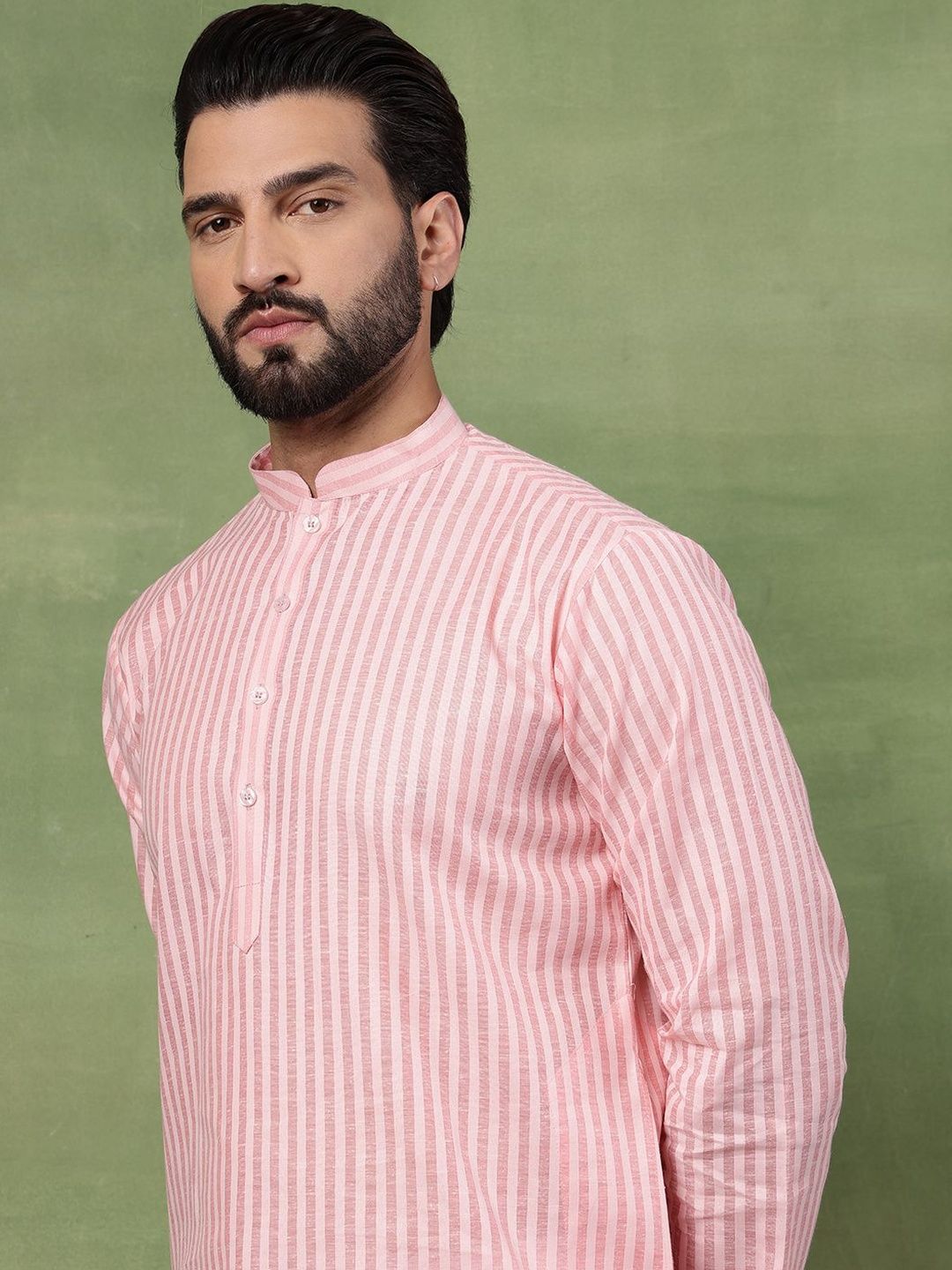 SOJANYA Men Striped Kurta