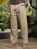 Campus Sutra Men Comfort Relaxed Fit Regular Trousers