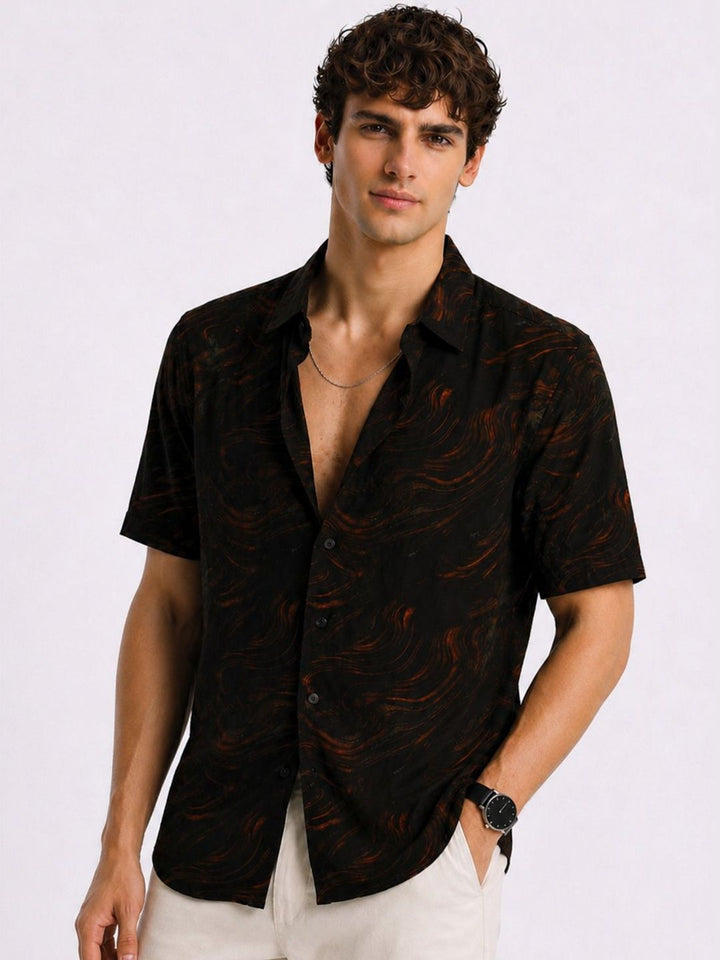 ADRO Men Standard Printed Casual Shirt