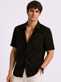 ADRO Men Standard Printed Casual Shirt