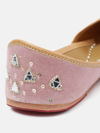 House of Pataudi Women Ethnic Embellished Mojaris