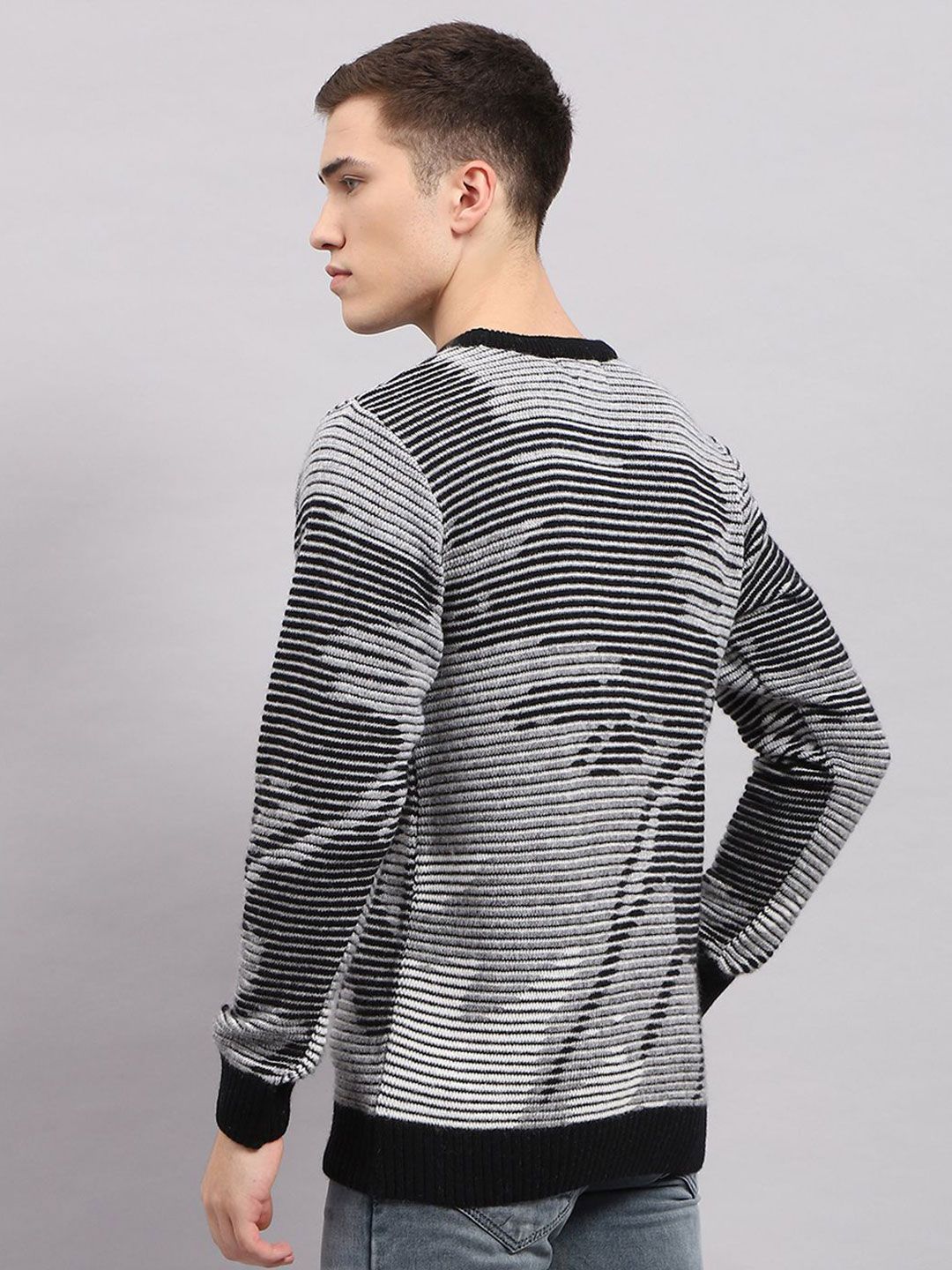 Monte Carlo Men Cable Kabel Knit Woolen Pullover