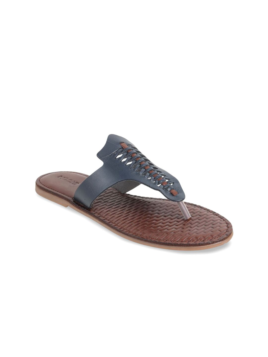 Mochi Printed Leather Wedge with Laser Cuts
