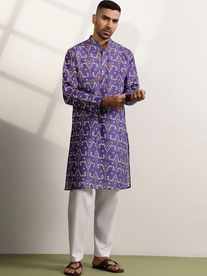 Anouk Men Printed Regular Kurta with Pyjamas