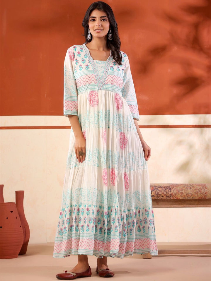 Mamicha Floral Print Maxi Dress
