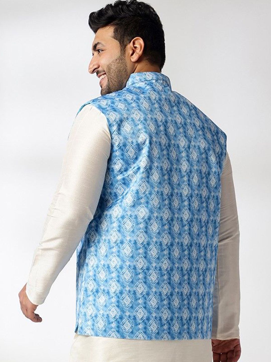 SOJANYA PLUS Men Printed Nehru Jacket