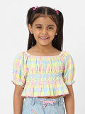 Nauti Nati Girls' Printed Cropped Top