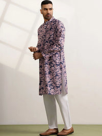 Anouk Men Floral Printed Regular Kurta with Trousers