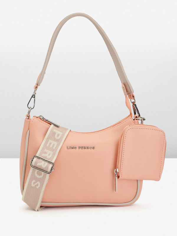 Lino Perros Structured Shoulder Bag With Pouch