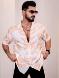 Eszett  Floral Printed Spread Collar Shirt