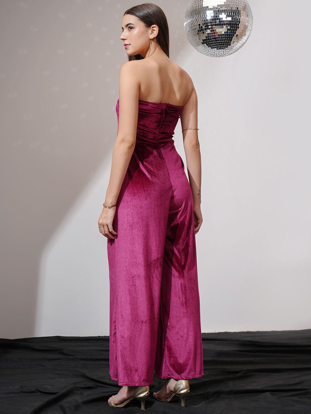 ESPYR By Tokyo Talkies Women Strapless Basic Jumpsuit