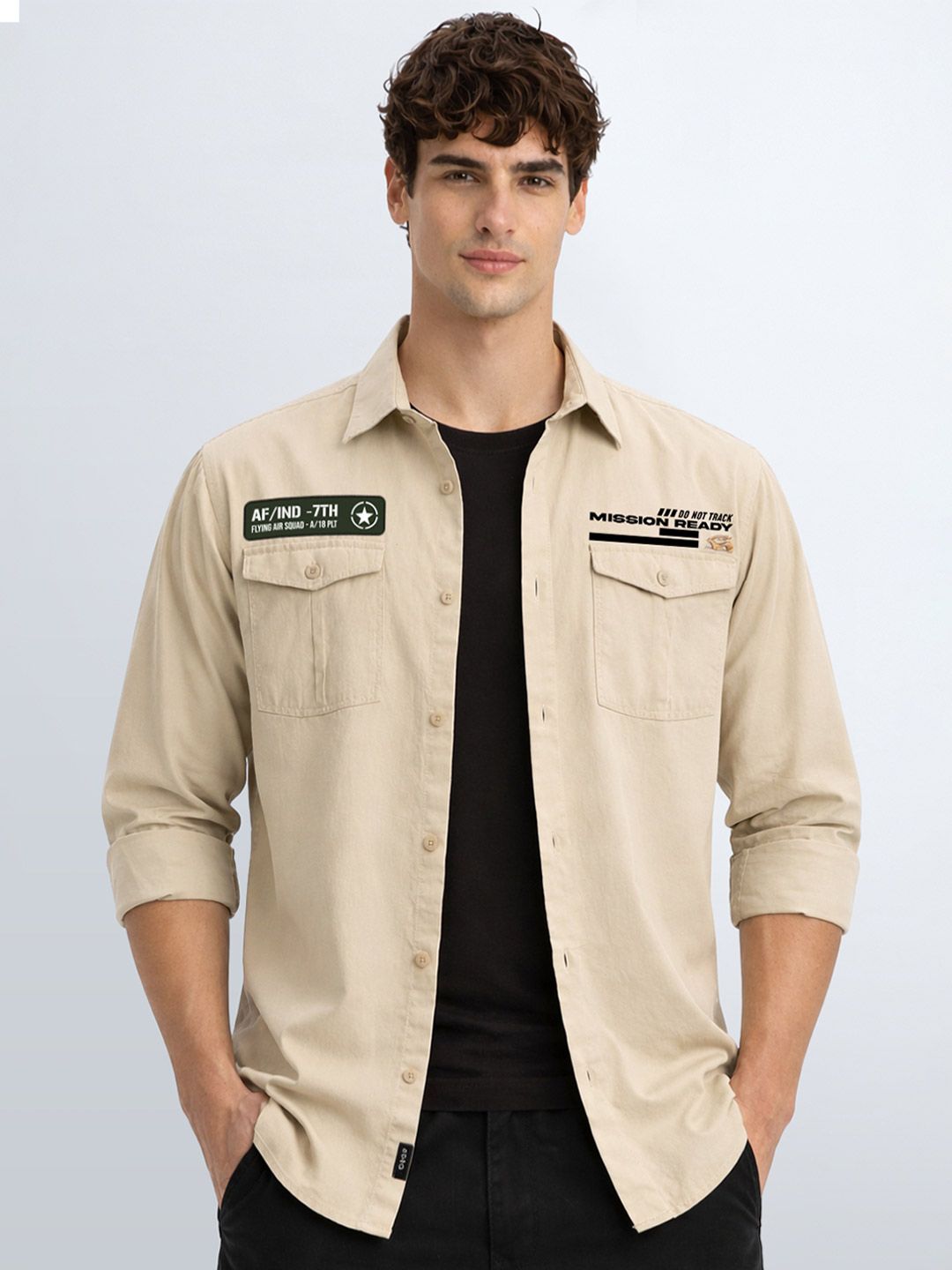 Baju Kasual Bercetak Standard ADRO Lelaki