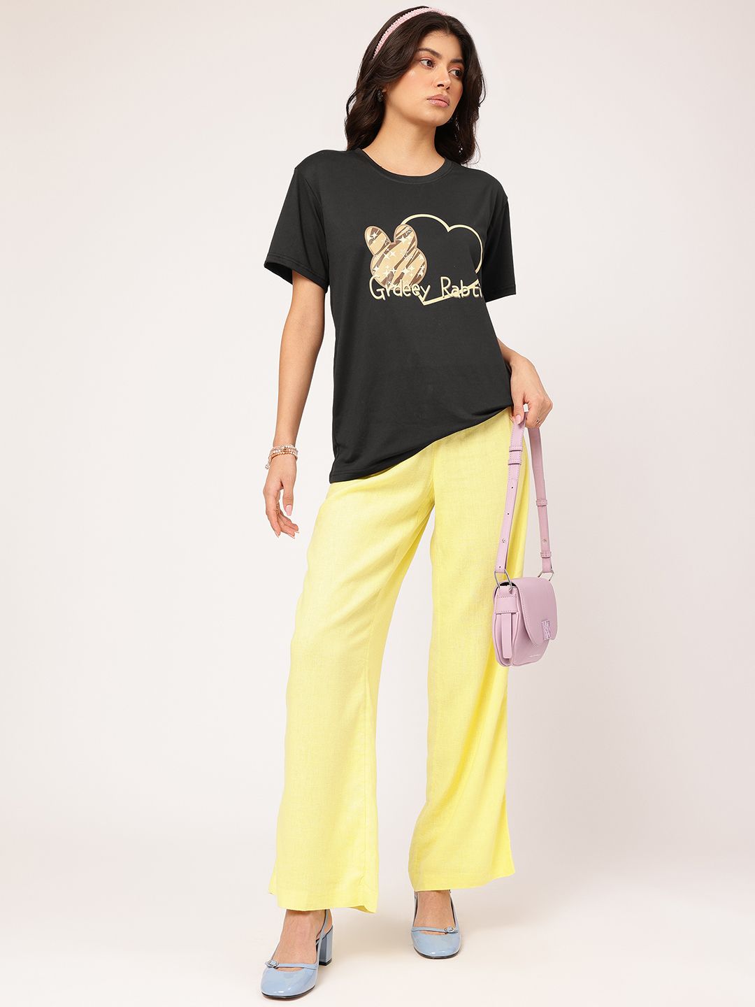 DressBerry Luxe Lounge Kooky Cartoon Printed Tee
