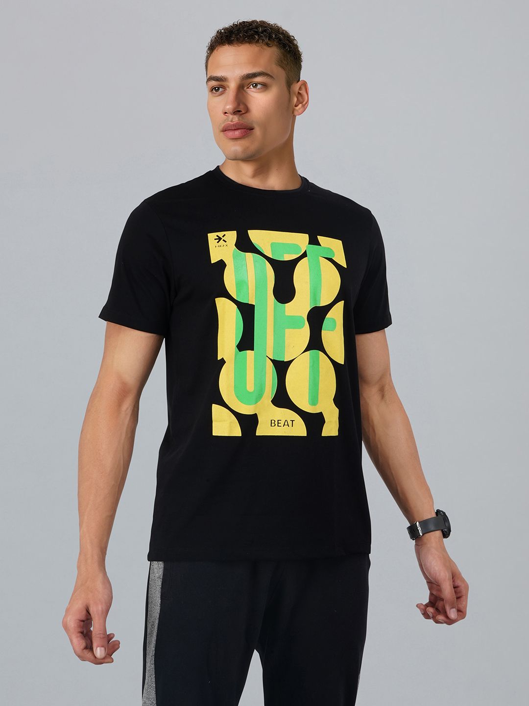 HRX by Hrithik Roshan Men Typography Printed T-shirt