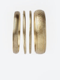 Anouk Set Of 4 Gold Plated Bangles