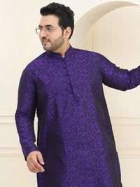 Kurta Lurus Kolar Mandarin Rekaan Tenun SOJANYA PLUS dengan Piyama
