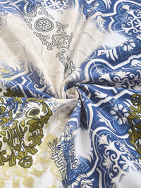 KLOTTHE Blue Fitted Double Bedsheet