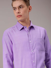 The Indian Garage Co. X Luxe Men Spread Collar Solid Slim Fit Formal Shirt