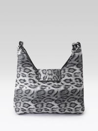 DressBerry Animal Print Sling Bag with Bow Detail