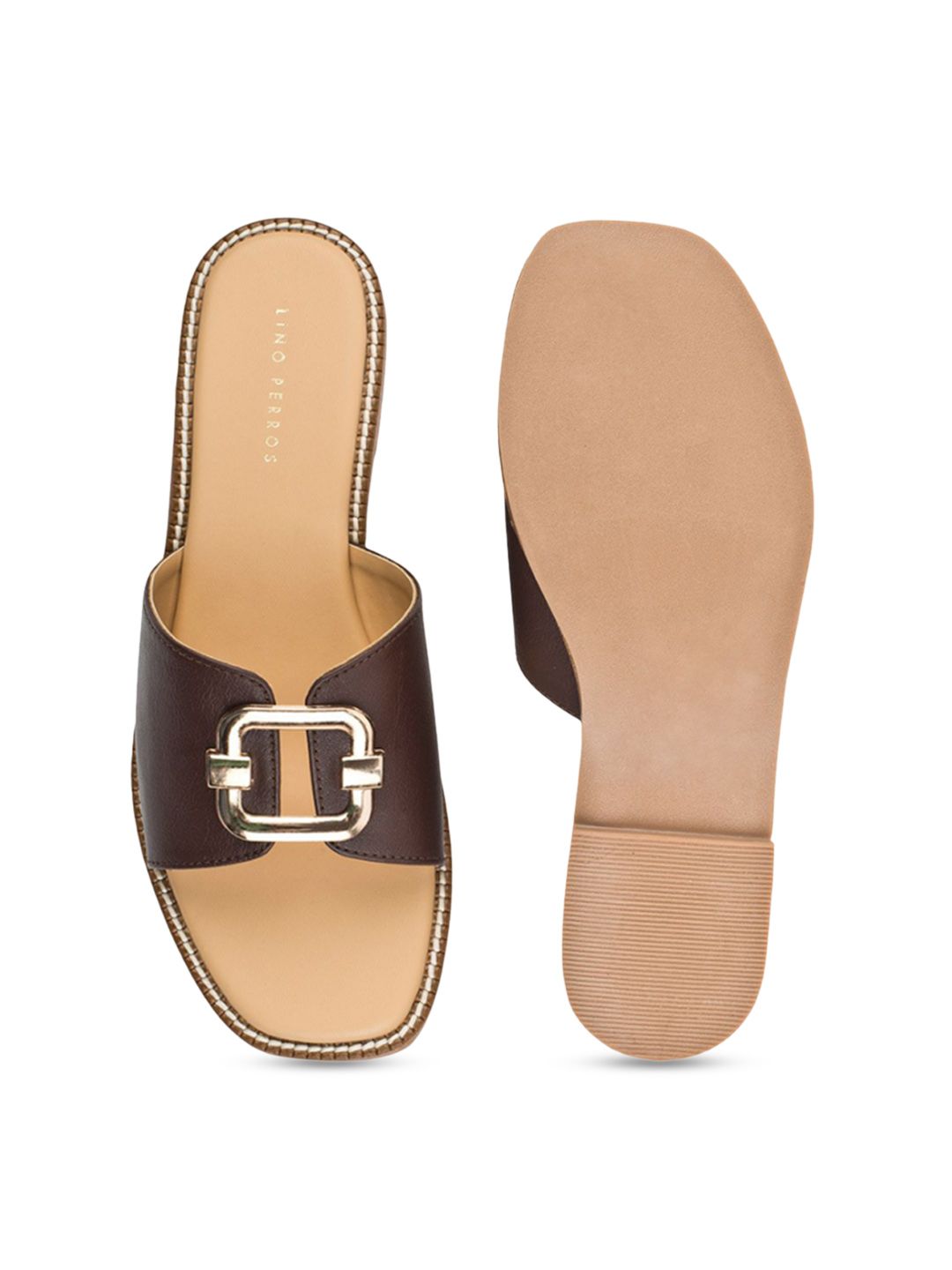 Lino Perros Women Open Toe Flats