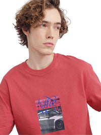 RARE RABBIT Printed Baggy T-shirt