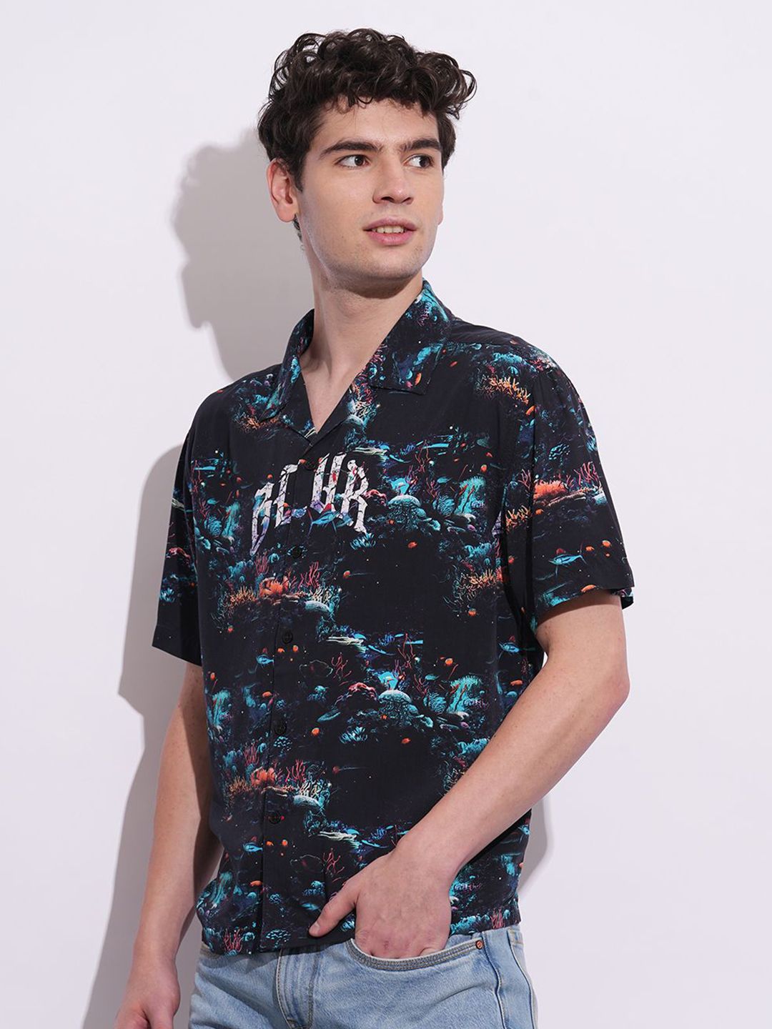 Being Human Men Classic Opaque Printed Casual Shirt