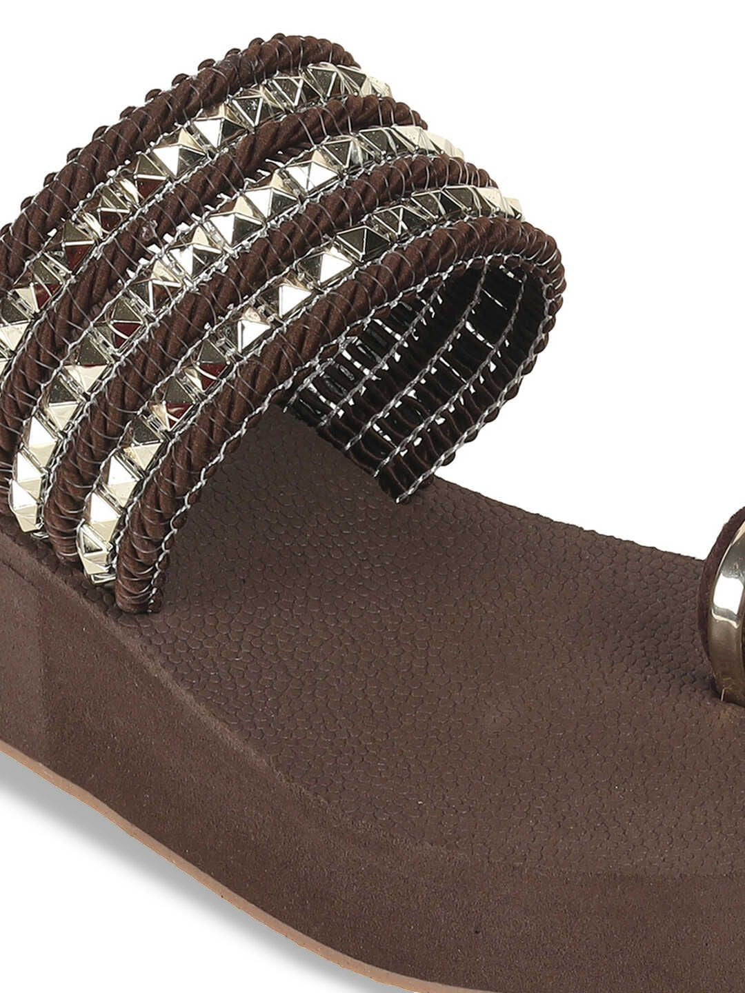 Mochi Colourblocked Platform Mules