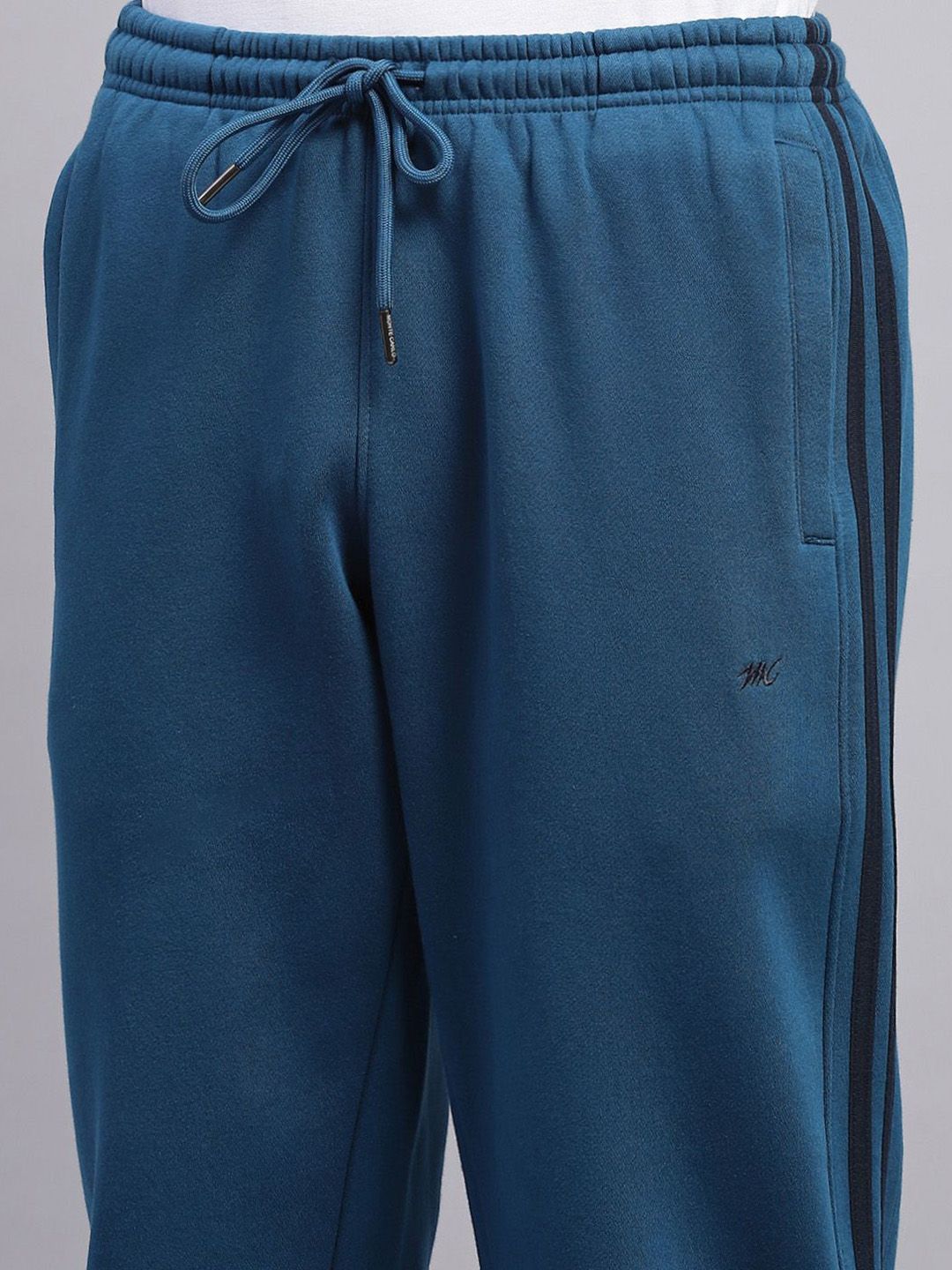 Monte Carlo Men Solid Mock Neck Full Sleeve Track Suit